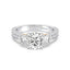 Enchanted Star Diamond And Gold Disney Princess Rapunzel Vintage Round Three Stone Engagement Ring