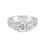 Enchanted Star Diamond And Gold Disney Princess Rapunzel Vintage Oval Three Stone Engagement Ring