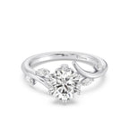 Enchanted Star Diamond And Gold Disney Princess Rapunzel Classic Vine Engagement Ring