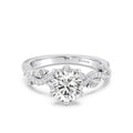 Enchanted Star Diamond And Gold Disney Princess Rapunzel Pavé Vine Engagement Ring