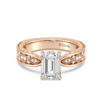 Enchanted Star Diamond And Gold Disney Princess Anna Vintage Engagement Ring