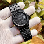 Cartier Santos mit Diamanten, 40 mm – Edelstahl – Zifferblatt mit arabischen Ziffern