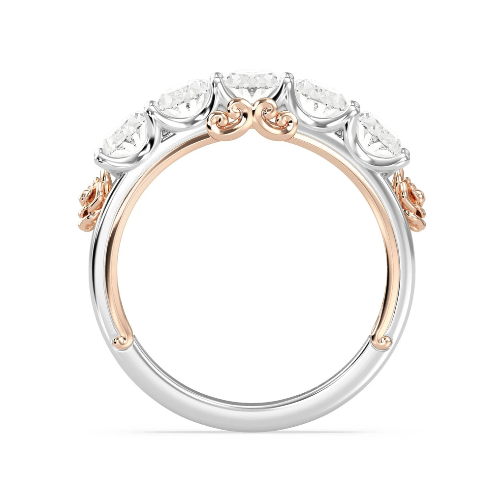 Enchanted Star Diamond Disney’s Belle Five Stone Anniversary Ring