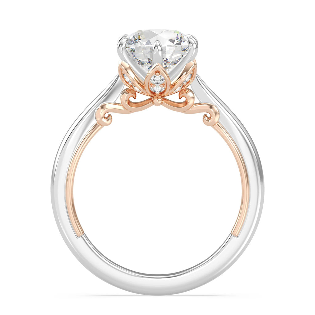 Enchanted Star Diamond With Gold, Disney’s Rapunzel Six-Prong Studded Solitaire Engagement Ring