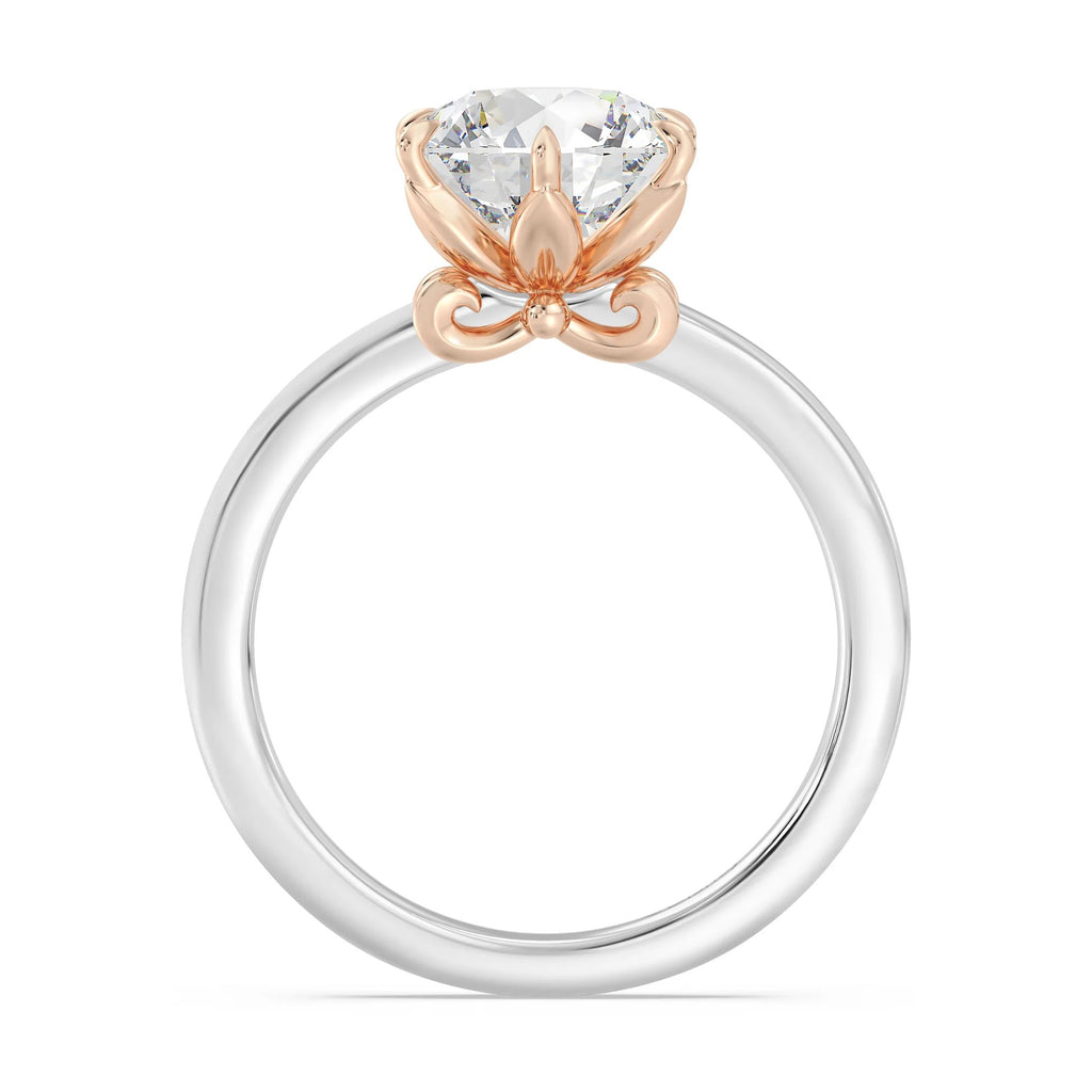 Enchanted Star Diamond With Gold, Disney’s Rapunzel Six-Prong Studded Solitaire Engagement Ring