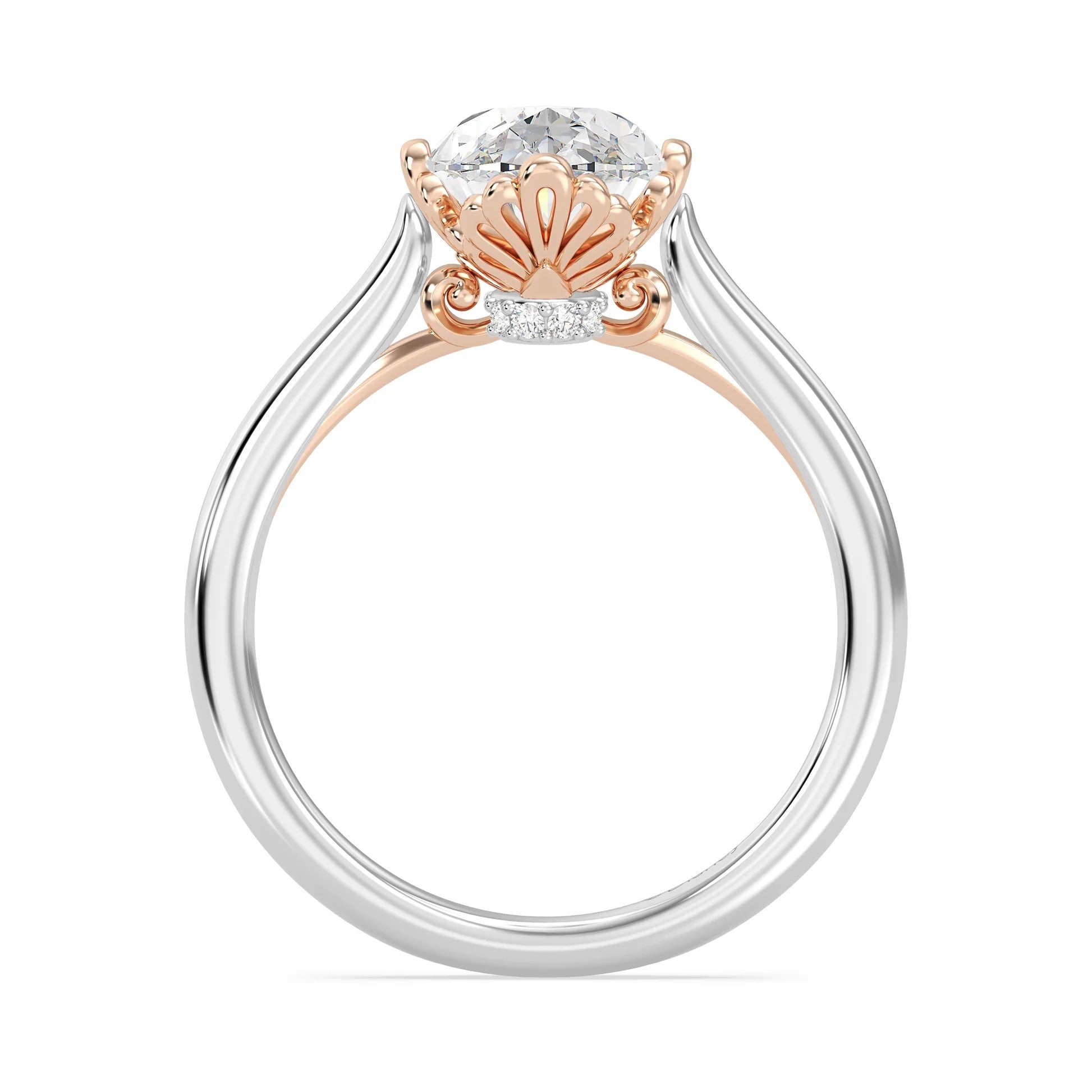 Enchanted Star Diamond With Gold, Disney’s Ariel Bezel Engagement Ring