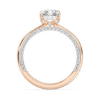 Enchanted Star Diamond With Gold, Disney’s Aurora Solitaire Studded Gallery Engagement Ring