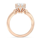 Enchanted Star Diamond And Gold, Disney’s Cinderella Knife-Edge Solitaire Engagement Ring