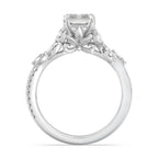 Enchanted Star Diamond And Gold Disney Princess Rapunzel Twisted Pavé Engagement Ring