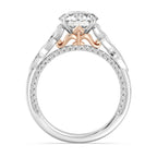 Enchanted Star Diamond And Gold Merida Celtic Hidden Pavé Engagement Ring