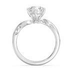 Enchanted Star Diamond And Gold Disney Princess Rapunzel Classic Vine Engagement Ring