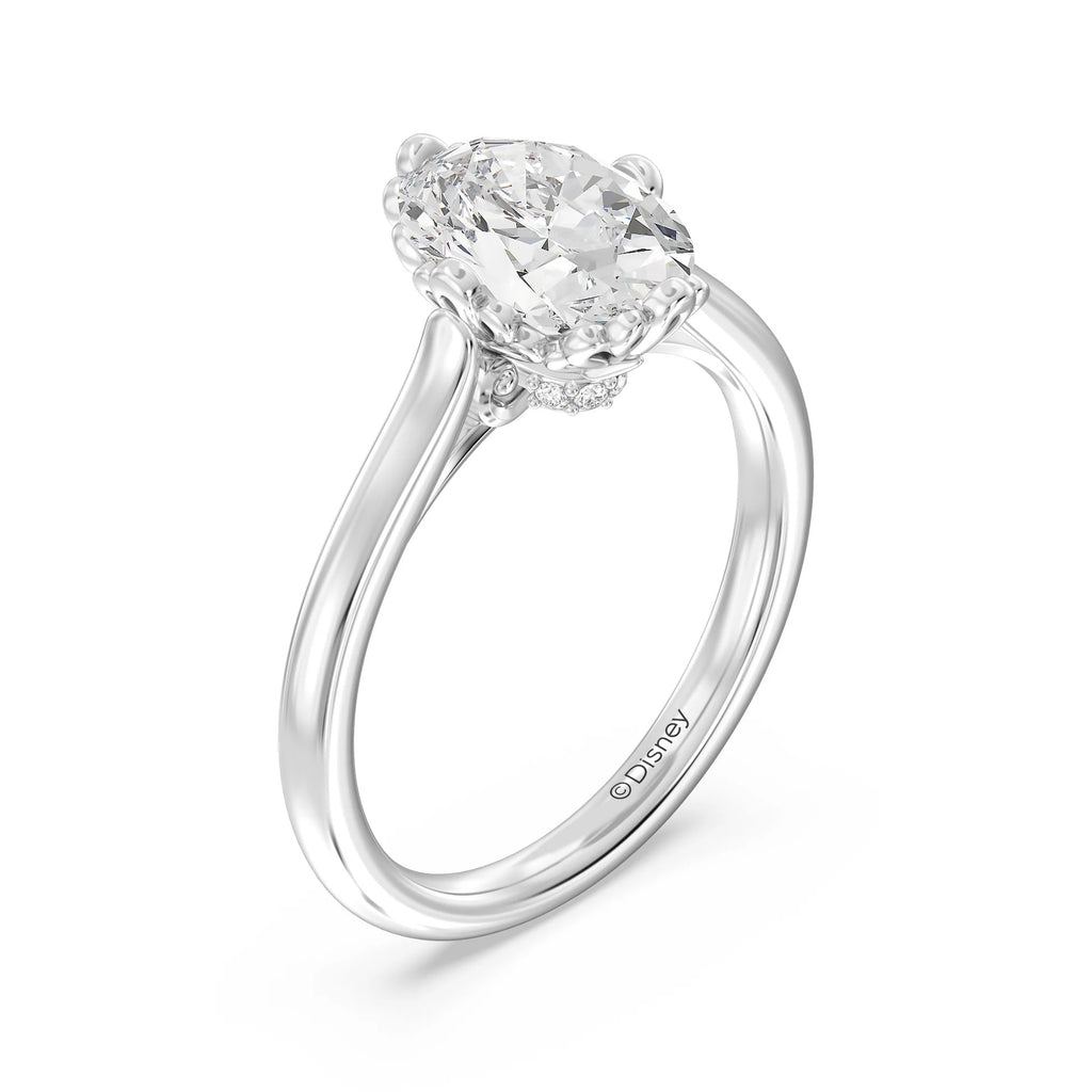 Enchanted Star Diamond With Gold, Disney’s Ariel Bezel Engagement Ring