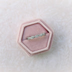 1.0 TCW Round Brilliant Full Eternity Twisted Moissanite Wedding Band