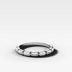 Iris Baguette Wedding Band
