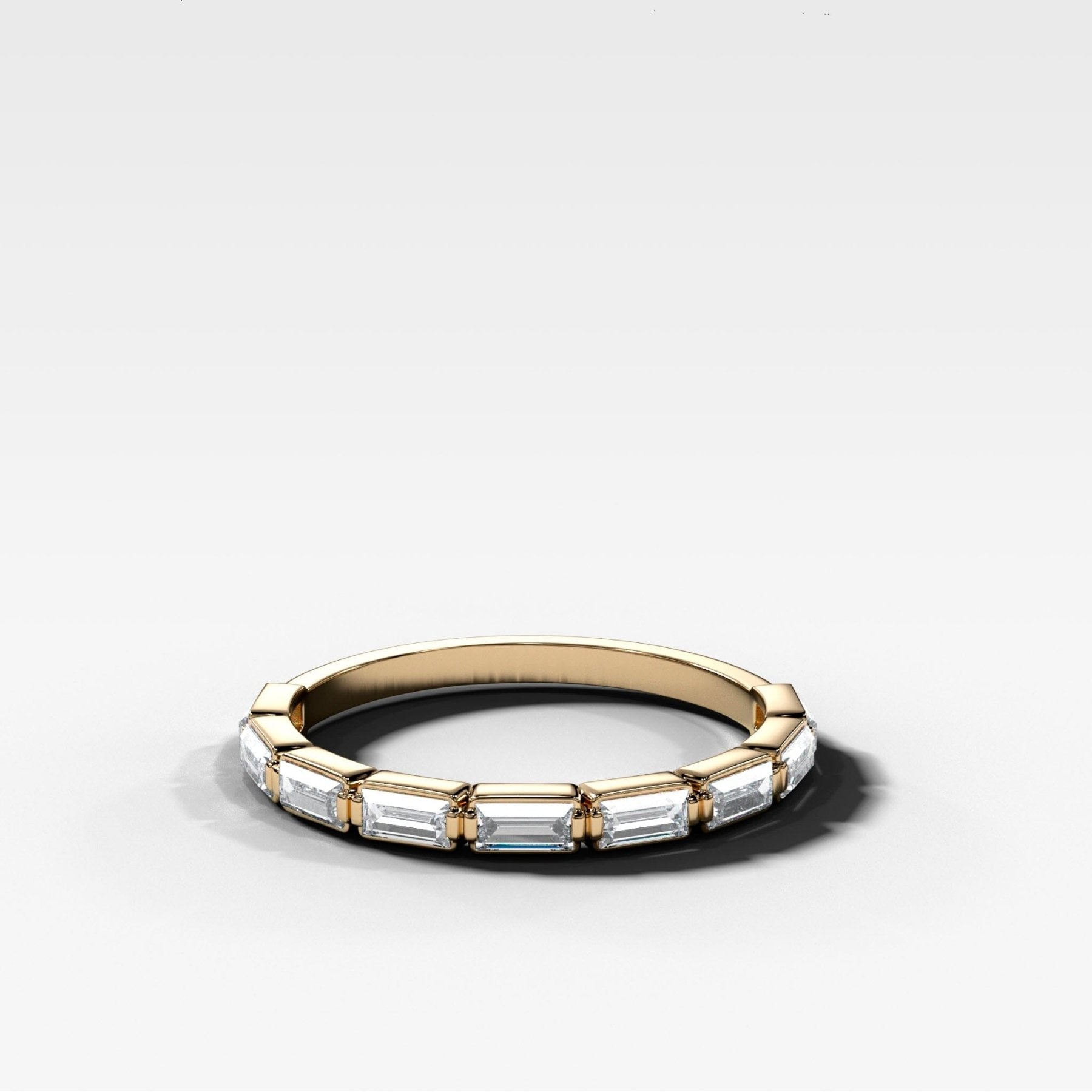 Iris Baguette Wedding Band Main image