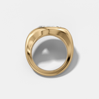 Iris Engagement Ring With a Pear Cut Diamond
