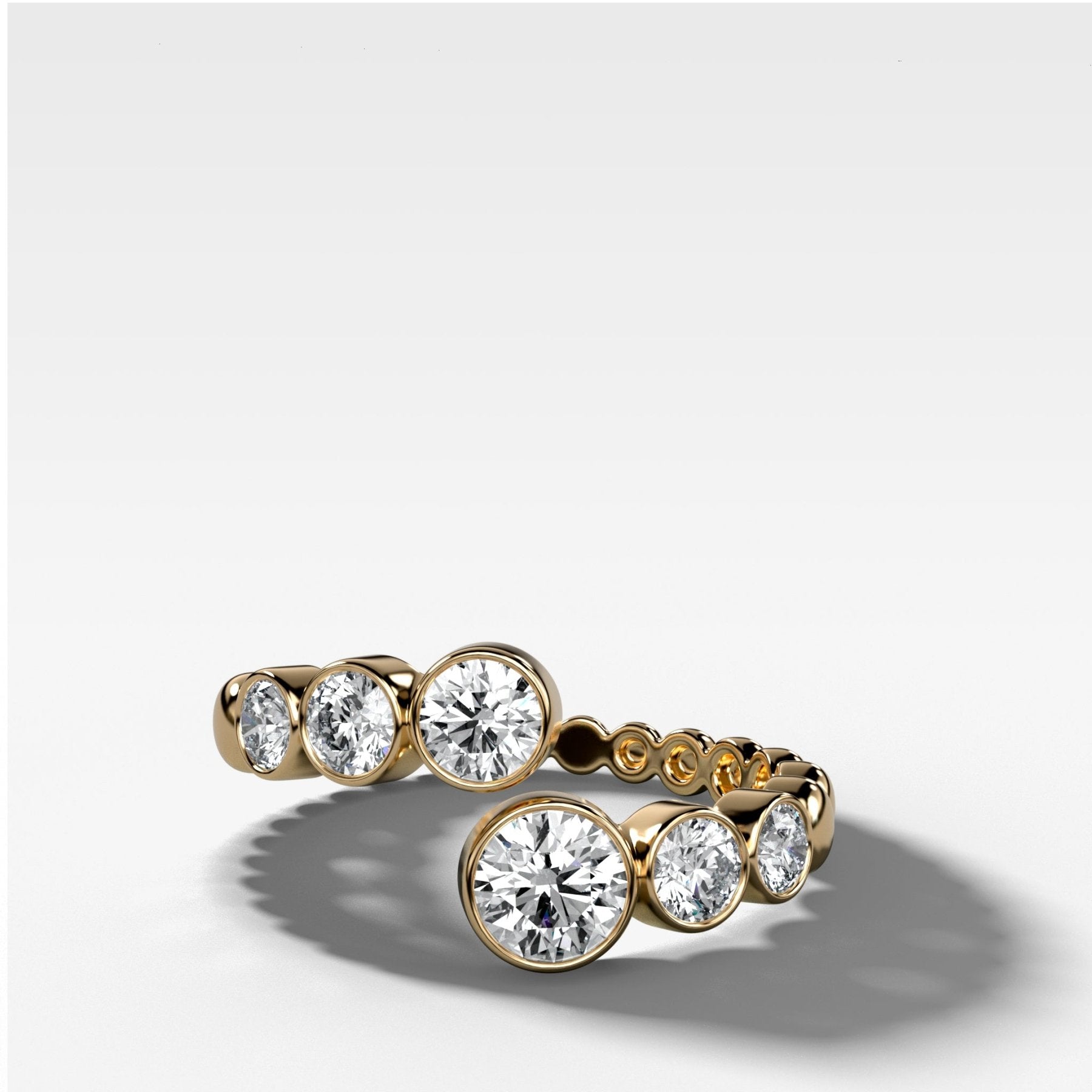 Jumbo Open Bezel Wrap Ring Main image