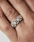 LA PAZ Two-Tone Gold Ring with 4.70ct Diamonds