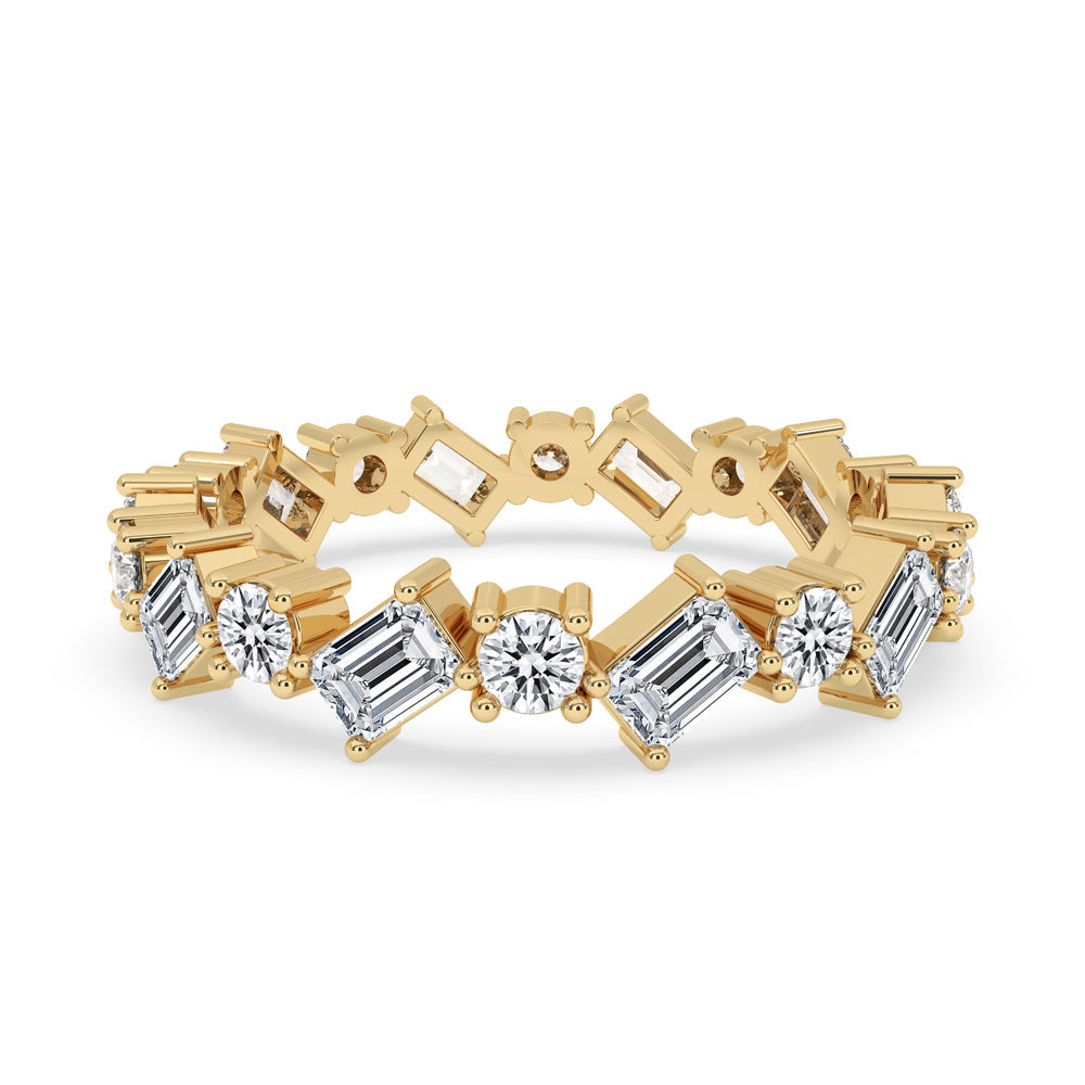 Round Diamond Lab Grown Eternity Band Image principale du produit