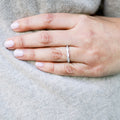 1.0 TCW Round Brilliant Full Eternity Twisted Moissanite Wedding Band