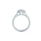 1.75 CT Round Brilliant Cut Moissanite Halo Engagement Ring