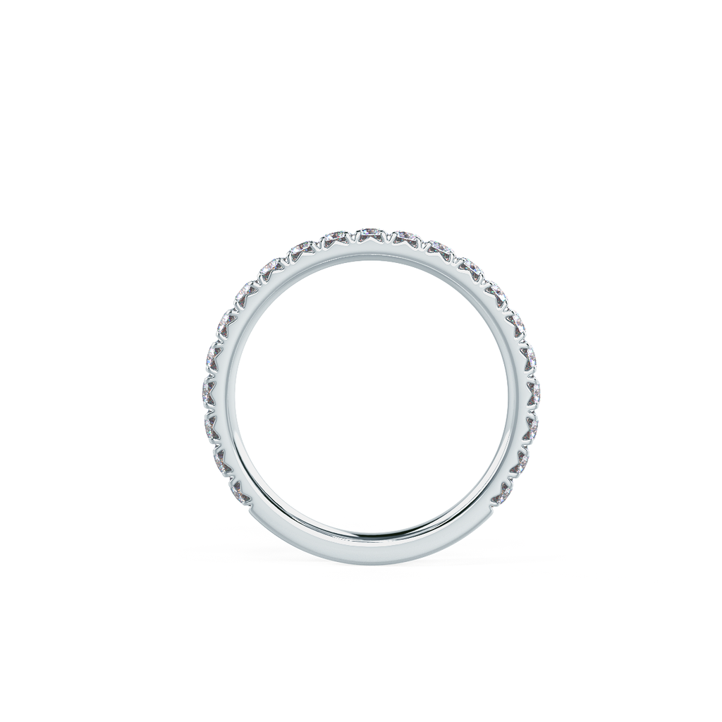 0.60CTW Round Brilliant Cut 3/4 Eternity Moissanite Wedding Band