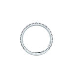 0.60CTW Round Brilliant Cut 3/4 Eternity Moissanite Wedding Band