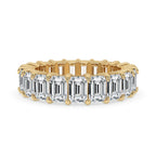 Diamond Eternity Band with Emerald Cut Brilliance