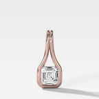 Lasso Asscher Diamond Pendant