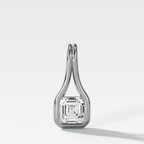 Lasso Asscher Diamond Pendant