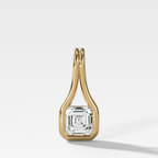 Lasso Asscher Diamond Pendant