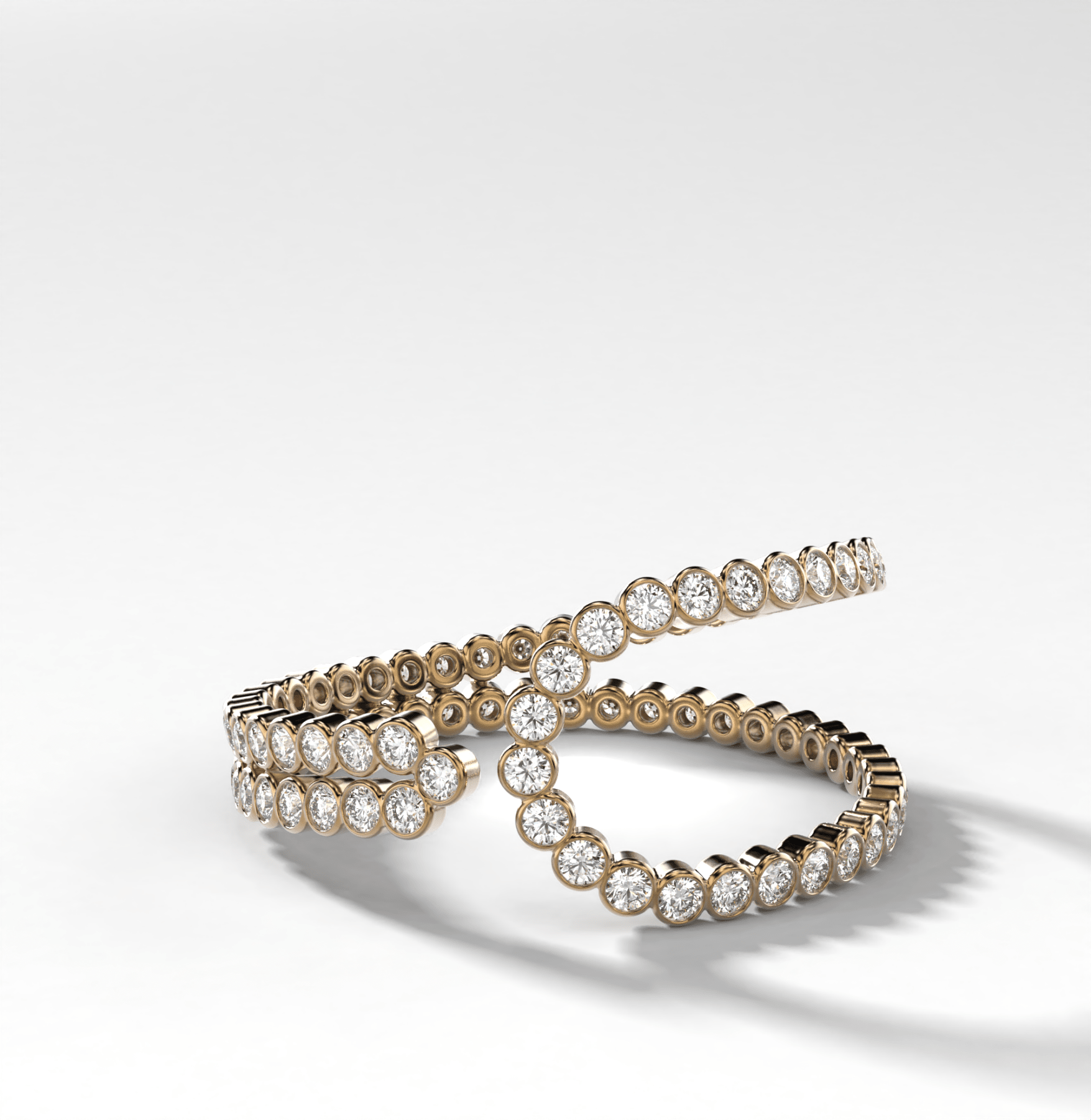 Lasso Bezel Set Eternity Band Main image
