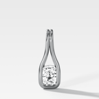 Lasso Elongated Cushion Diamond Pendant