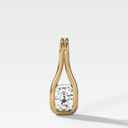 Lasso Elongated Cushion Diamond Pendant