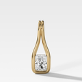 Lasso Elongated Radiant Diamond Pendant