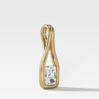 Lasso Elongated Radiant Diamond Pendant
