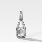 Lasso Emerald Diamond Pendant