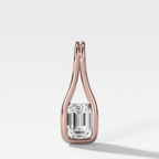 Lasso Emerald Diamond Pendant