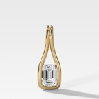 Lasso Emerald Diamond Pendant