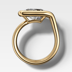 Lasso Engagement Ring with 2.05ct Trilliant Cut Lab Grown Diamond