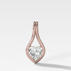 Lasso Heart Diamond Pendant