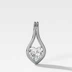 Lasso Heart Diamond Pendant