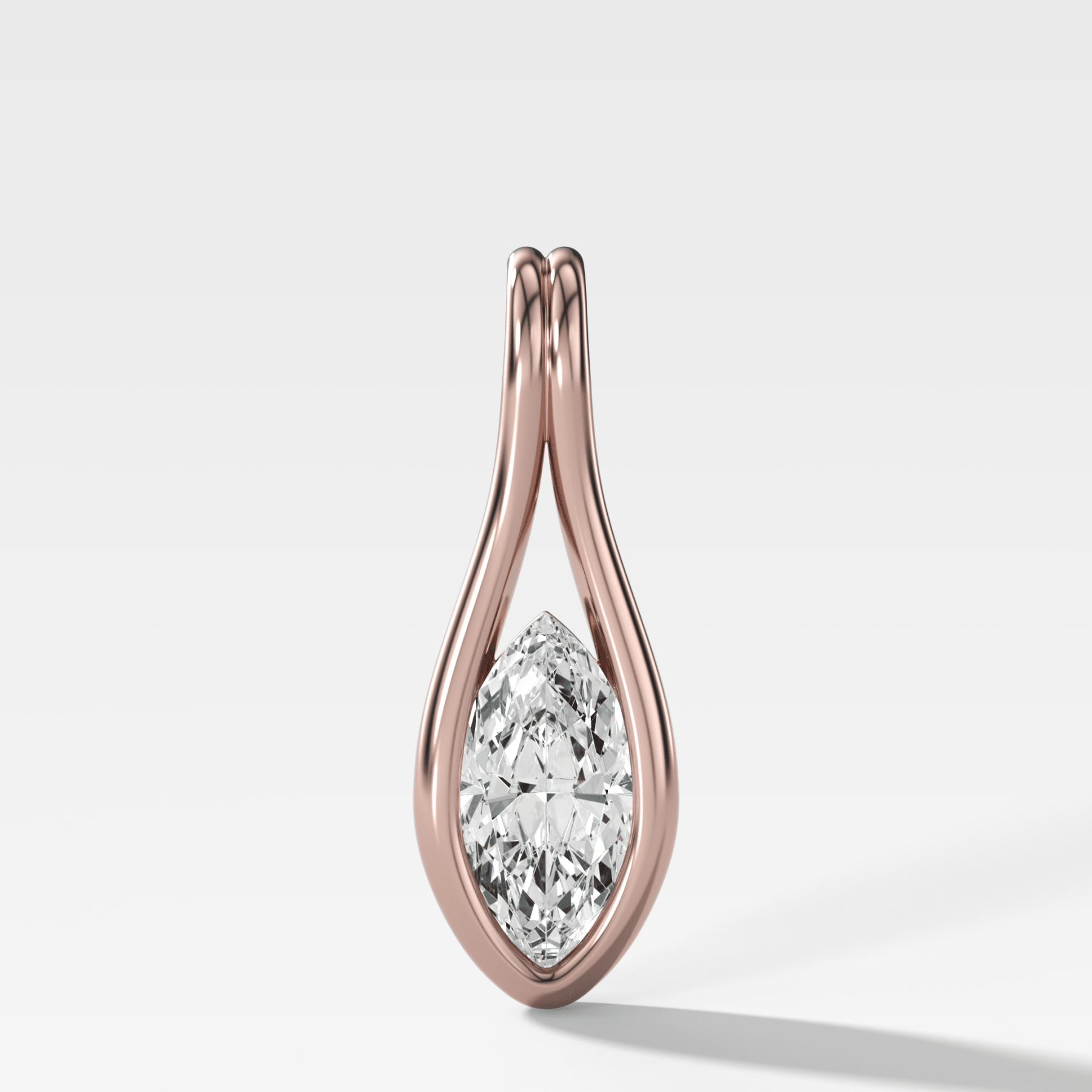 Lasso Marquise Diamond Pendant