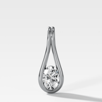 Lasso Oval Diamond Pendant