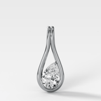 Lasso Pear Diamond Pendant