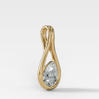 Lasso Pear Diamond Pendant