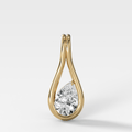 Lasso Pear Diamond Pendant