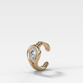 Lasso Pear Diamond Ear Cuff Single