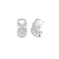 0.73 TCW Round Moissanite Diamond Petite Earrings