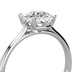 1.80 CT Cushion Cut Moissanite Solitaire Engagement Ring